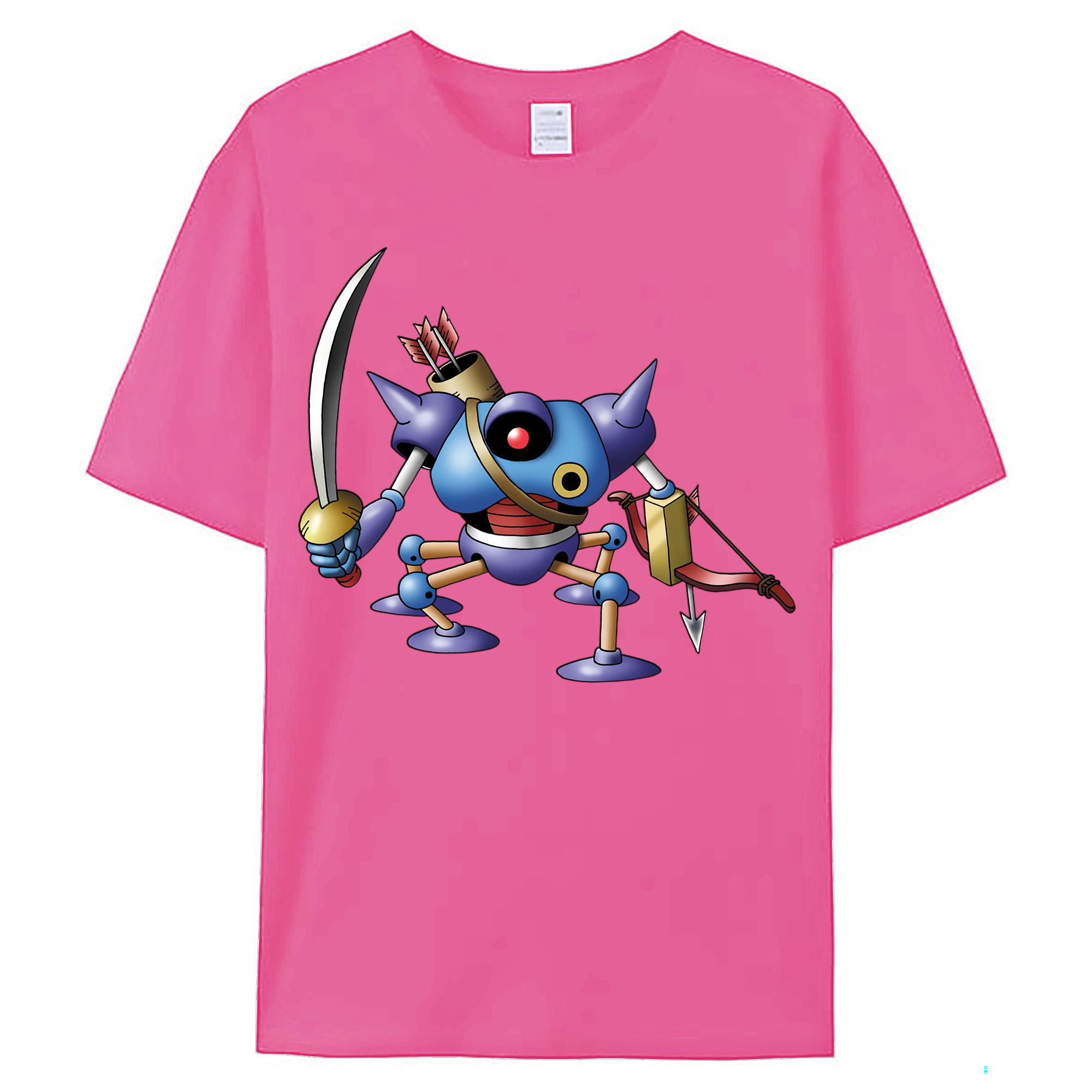 （画像用） ドラゴンクエスト Doragon Kuesuto Dragon Quest レディースカジュアルプリントTシャツ（綿100％）